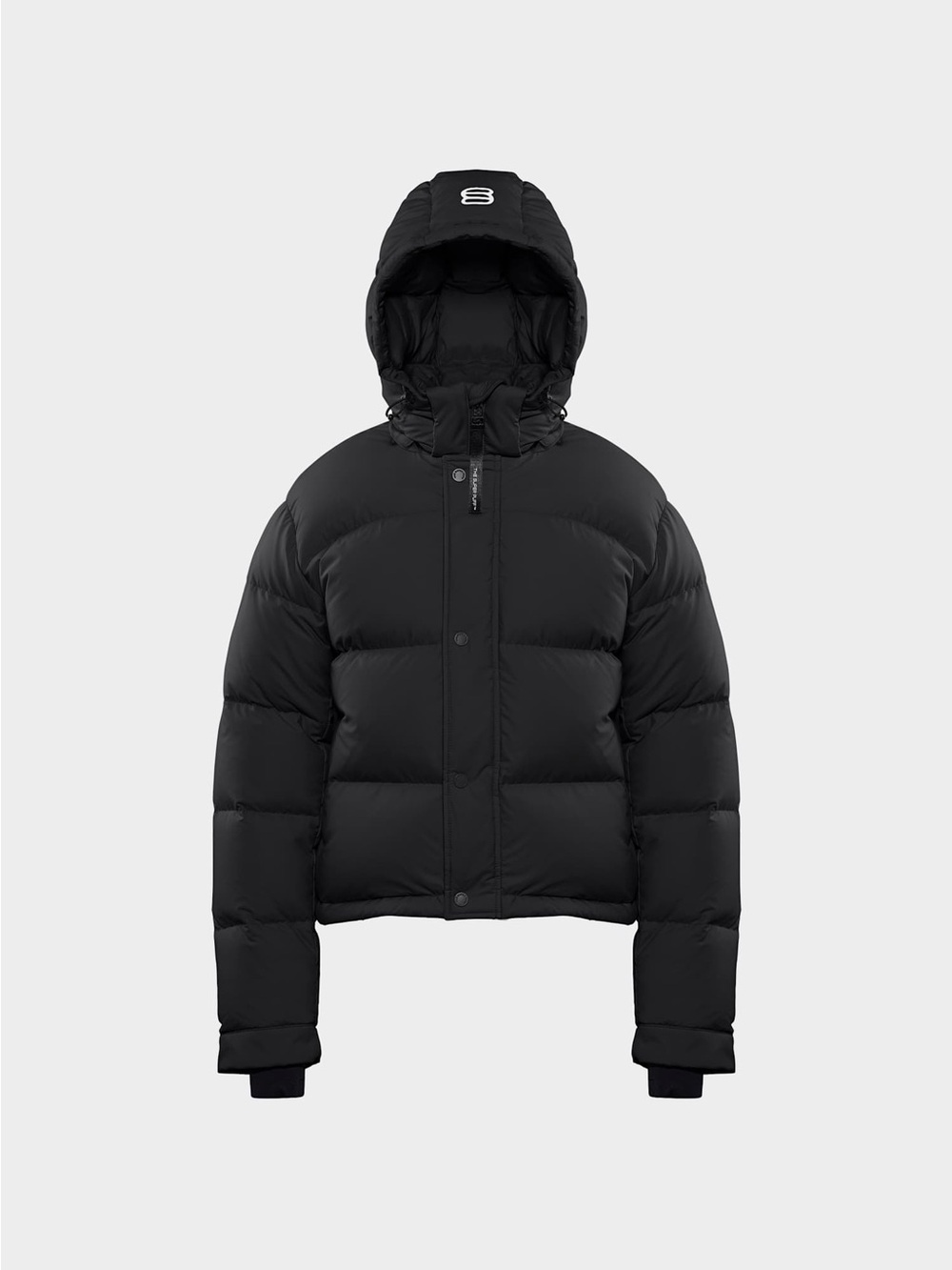 Aritzia Black Short Quilted Puffer Jacket with Hood - Picture 7 of 16